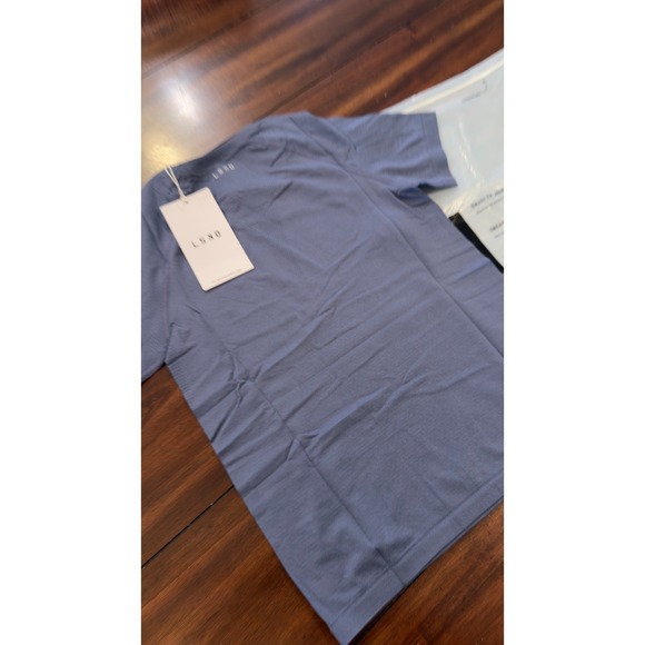 LSKD AeroFLX+ Seamless Tee Night Shadow Workout Shirt Womens Medium NWT NEW - Picture 6 of 16